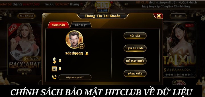 Chính sách bảo mật về dữ liệu người dùng