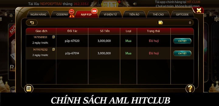 Tìm hiểu về AML Hitclub