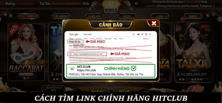 Các cách Tìm link chính hãng Hitclub uy tín nhất