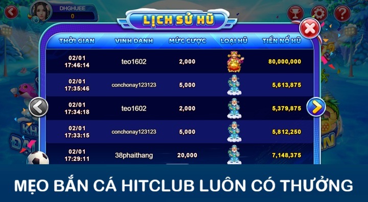 Mẹo hay giúp game thủ phá đảo Bắn Cá Hitclub