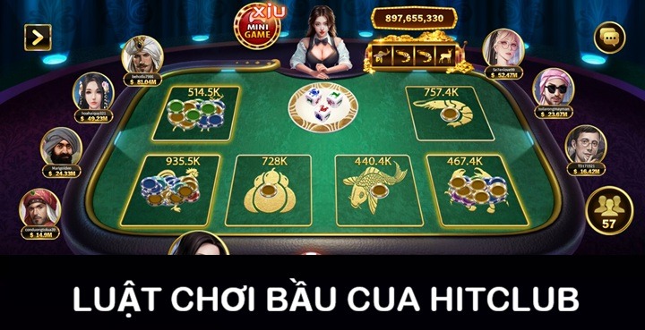 Luật chơi Bầu Cua Hitclub game thủ cần biết