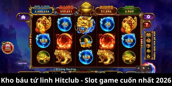 Kho báu tứ linh Hitclub là sản phẩm giải trí lôi cuốn thú vị