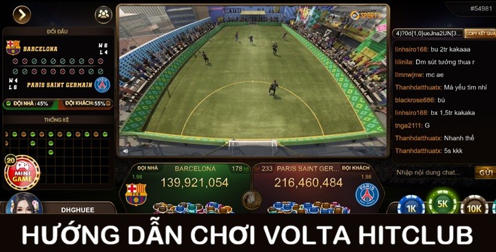 Hướng dẫn cược Volta Hitclub đúng luật 2026