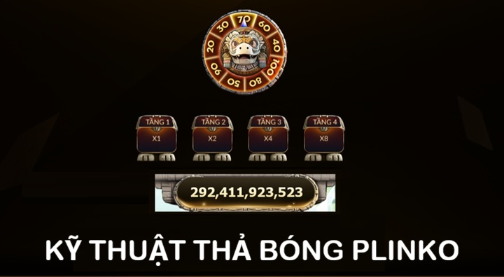 Kỹ thuật thả bóng Plinko Hitclub luôn trúng lớn